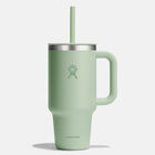 32oz All Around Travel Tumbler כוס שתיה עם ידית צד וקש